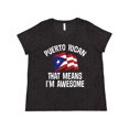 thumbnail image 1 of Inktastic Puerto Rican Awesome Women's Plus Size T-Shirt, 1 of 5