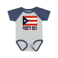 thumbnail image 1 of Inktastic Puerto Rico Flag & Name Boys or Girls Baby Bodysuit, 1 of 5