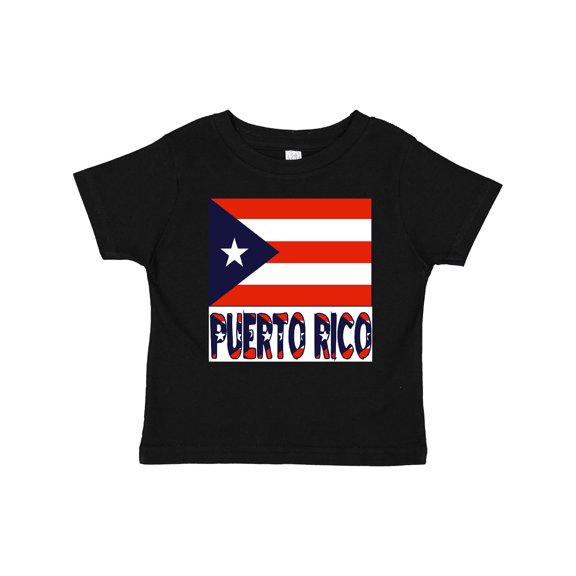 Inktastic Puerto Rico Flag & Name Boys or Girls Baby T-Shirt