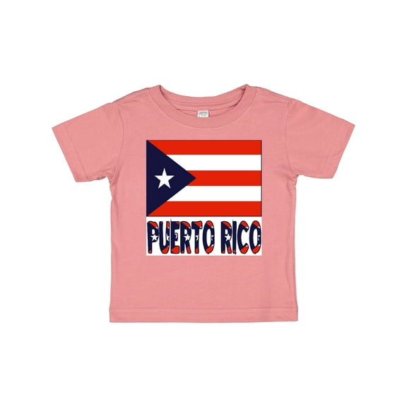 Inktastic Puerto Rico Flag & Name Boys or Girls Baby T-Shirt