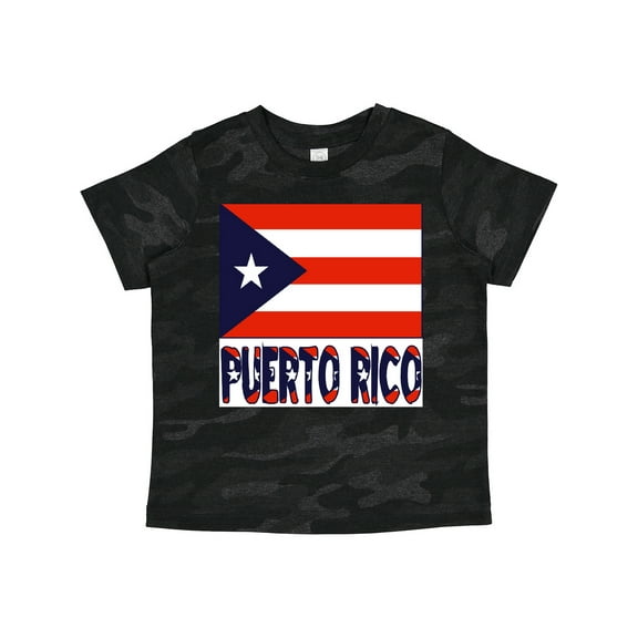 Inktastic Puerto Rico Flag & Name Boys or Girls Toddler T-Shirt