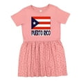 thumbnail image 1 of Inktastic Puerto Rico Flag & Name Girls Toddler Dress, 1 of 5