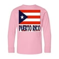 thumbnail image 1 of Inktastic Puerto Rico Flag & Name Long Sleeve Youth T-Shirt, 1 of 5