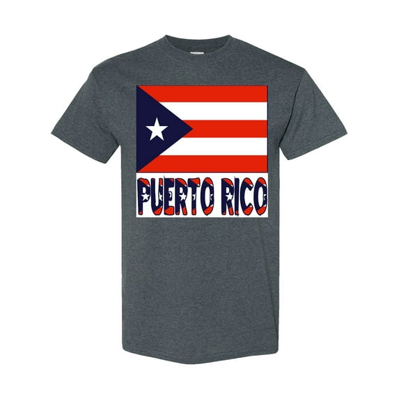 Inktastic Puerto Rico Flag & Name T-Shirt