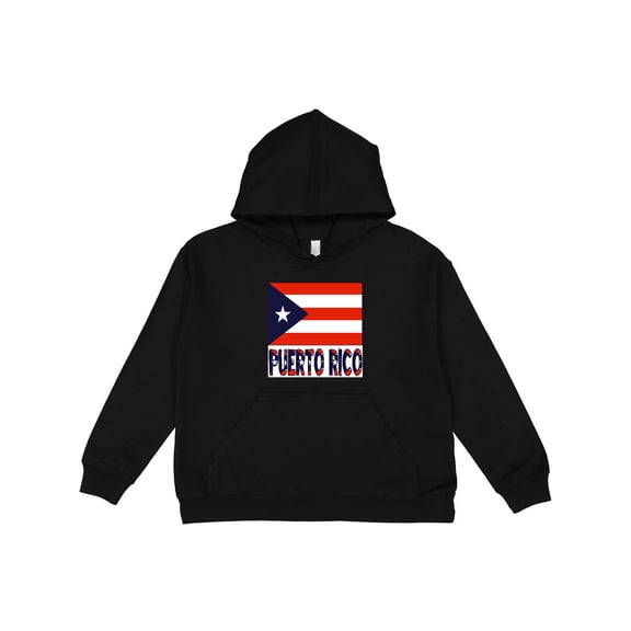Inktastic Puerto Rico Flag & Name Youth Hoodie Sweatshirt