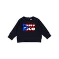 thumbnail image 1 of Inktastic Puerto Rico Flag in Text Baby Sweatshirt, 1 of 4