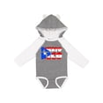 thumbnail image 1 of Inktastic Puerto Rico Flag in Text Boys or Girls Long Sleeve Baby Bodysuit, 1 of 5