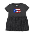 thumbnail image 1 of Inktastic Puerto Rico Flag in Text Girls Baby Dress, 1 of 5