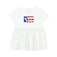 thumbnail image 1 of Inktastic Puerto Rico Flag in Text Girls Baby Dress, 1 of 5