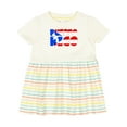 thumbnail image 1 of Inktastic Puerto Rico Flag in Text Girls Baby Dress, 1 of 5