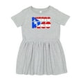 thumbnail image 1 of Inktastic Puerto Rico Flag in Text Girls Toddler Dress, 1 of 5