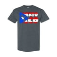 thumbnail image 1 of Inktastic Puerto Rico Flag in Text T-Shirt, 1 of 5