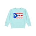 thumbnail image 1 of Inktastic Puerto Rico Flag in Text Toddler Sweatshirt, 1 of 4