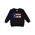 thumbnail image 1 of Inktastic Puerto Rico Flag in Text Toddler Sweatshirt, 1 of 4