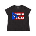 thumbnail image 1 of Inktastic Puerto Rico Flag in Text Women's Plus Size T-Shirt, 1 of 5