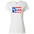 thumbnail image 1 of Inktastic Puerto Rico Flag in Text Women's T-Shirt, 1 of 5