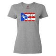 thumbnail image 1 of Inktastic Puerto Rico Flag in Text Women's T-Shirt, 1 of 5