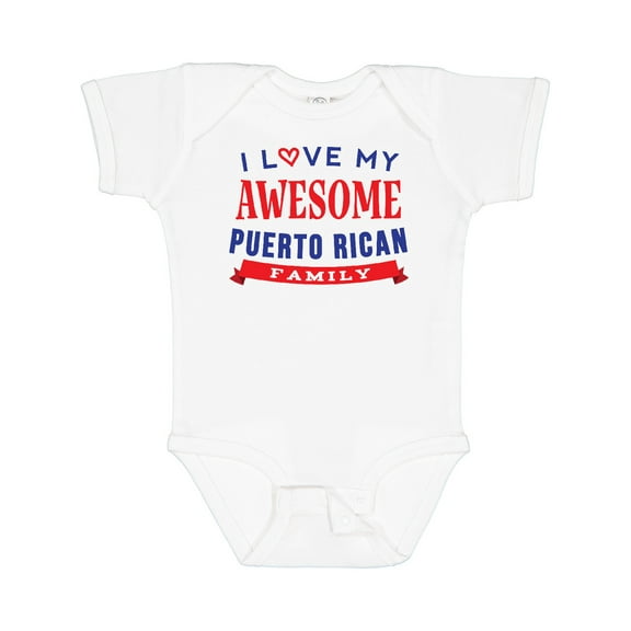 Inktastic Puerto Rico Love My Puerto Rican Family Boys or Girls Baby Bodysuit