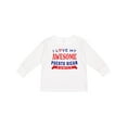 thumbnail image 1 of Inktastic Puerto Rico Love My Puerto Rican Family Boys or Girls Long Sleeve Toddler T-Shirt, 1 of 5