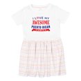 thumbnail image 1 of Inktastic Puerto Rico Love My Puerto Rican Family Girls Toddler Dress, 1 of 5