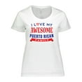 thumbnail image 1 of Inktastic Puerto Rico Love My Puerto Rican Family Women's Plus Size T-Shirt, 1 of 5