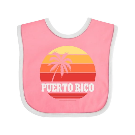 Inktastic Puerto Rico Vacation Cruise Boys or Girls Baby Bib
