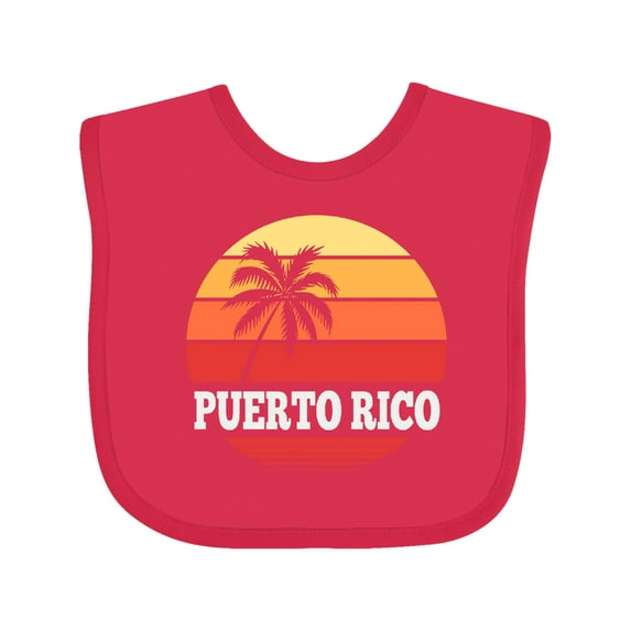 Inktastic Puerto Rico Vacation Cruise Boys or Girls Baby Bib
