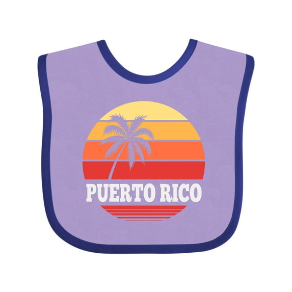 Inktastic Puerto Rico Vacation Cruise Boys or Girls Baby Bib