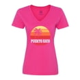 thumbnail image 1 of Inktastic Puerto Rico Vacation Cruise Women's V-Neck T-Shirt, 1 of 5