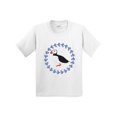 thumbnail image 1 of Inktastic Puffin Bird Wreath Youth T-Shirt, 1 of 5