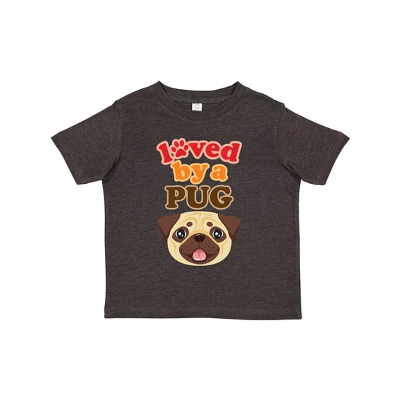 Inktastic Pug Dog Loved by a Pug Boys or Girls Toddler T-Shirt