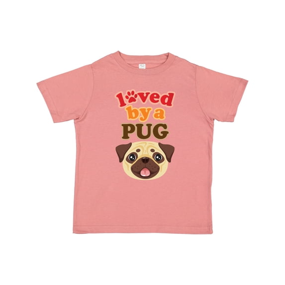 Inktastic Pug Dog Loved by a Pug Boys or Girls Toddler T-Shirt