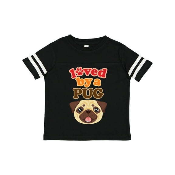 Inktastic Pug Dog Loved by a Pug Boys or Girls Toddler T-Shirt