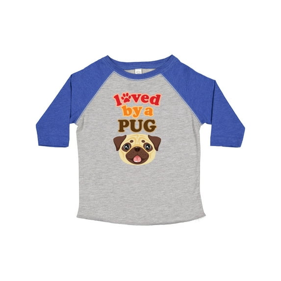 Inktastic Pug Dog Loved by a Pug Boys or Girls Toddler T-Shirt