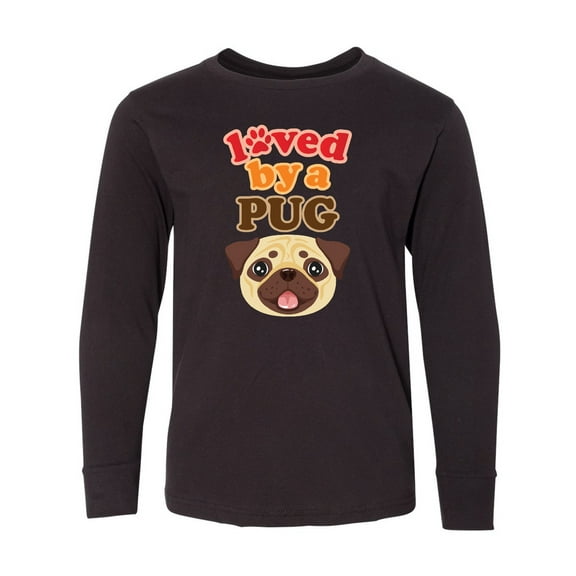 Inktastic Pug Dog Gifts Long Sleeve Youth T-Shirt