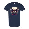 thumbnail image 1 of Inktastic Pug Dog July 4th Patriotic Sunglasses T-Shirt, 1 of 5