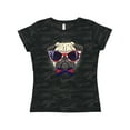 thumbnail image 1 of Inktastic Pug Dog July 4th Patriotic Sunglasses Women's T-Shirt, 1 of 5