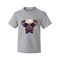 thumbnail image 1 of Inktastic Pug Dog July 4th Patriotic Sunglasses Youth T-Shirt, 1 of 5
