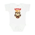 thumbnail image 1 of Inktastic Pug Dog Loved by a Pug Boys or Girls Baby Bodysuit, 1 of 5