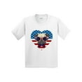 thumbnail image 1 of Inktastic Pug Dog Patriotic Us Flag Heart Youth T-Shirt, 1 of 5