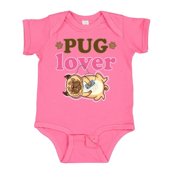 Inktastic Pug Lover Dog Gift Girls Baby Bodysuit