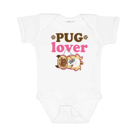 Inktastic Pug Lover Dog Gift Girls Baby Bodysuit