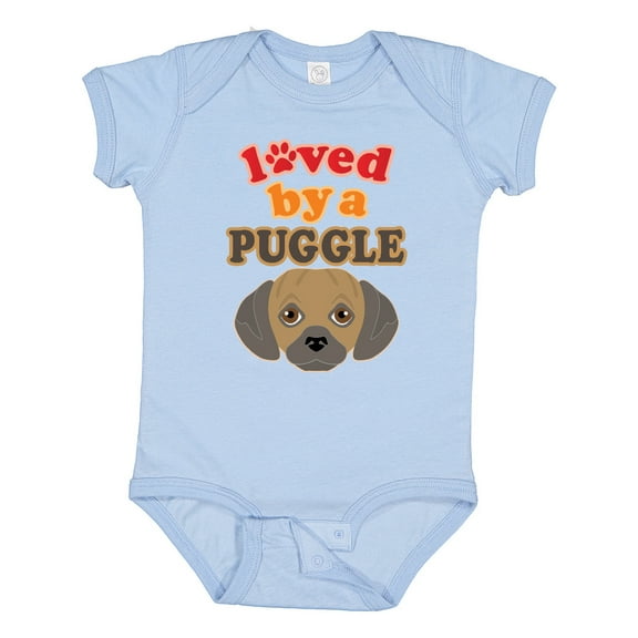 Inktastic Puggle Dog Pug Poodle Mix Boys or Girls Baby Bodysuit