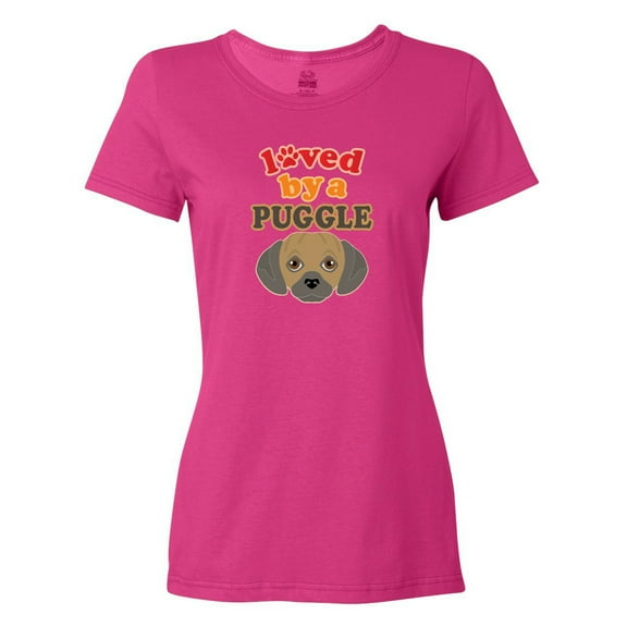 Inktastic Puggle Dog Pug Poodle Mix Women's T-Shirt