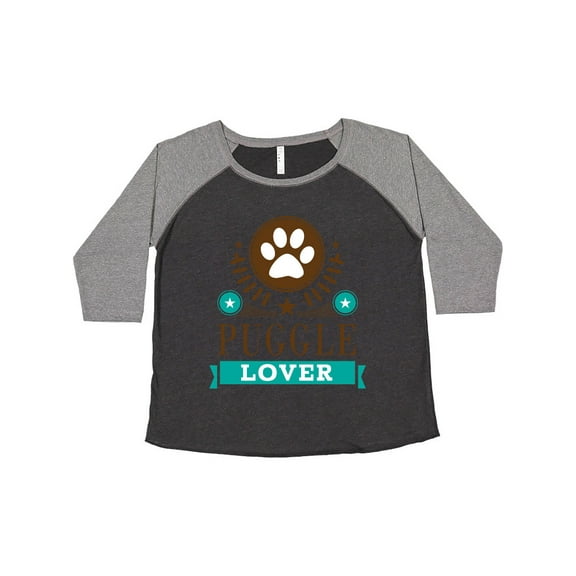 Inktastic Puggle Lover Women's Plus Size T-Shirt