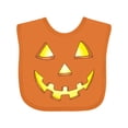 thumbnail image 1 of Inktastic Pumpkin Jack O Lantern for Halloween Boys or Girls Baby Bib, 1 of 4