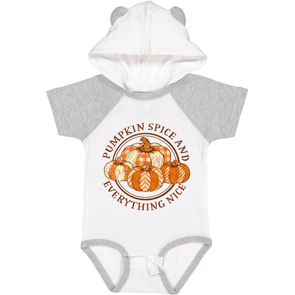 Inktastic Pumpkin Spice and Everything Nice Boys or Girls Baby Bodysuit