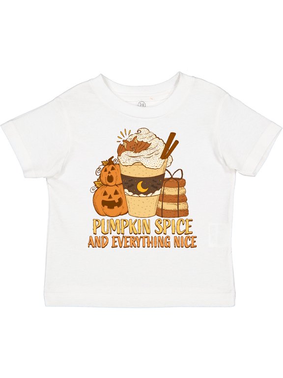 Pumpkin Spice and Everything Nice Boys or Girls Toddler T-Shirt