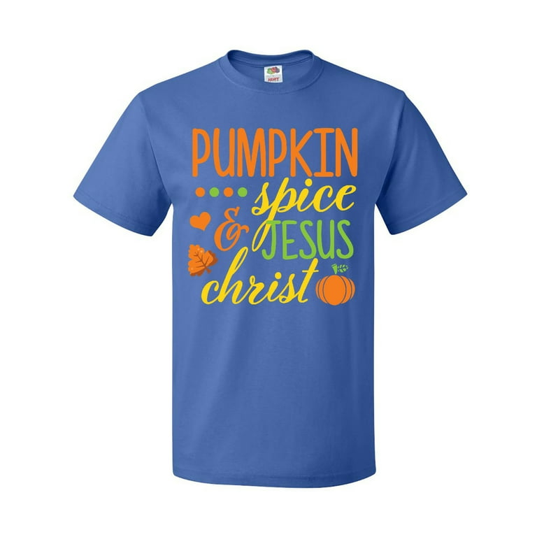 pumpkin spice and jesus christ shirt