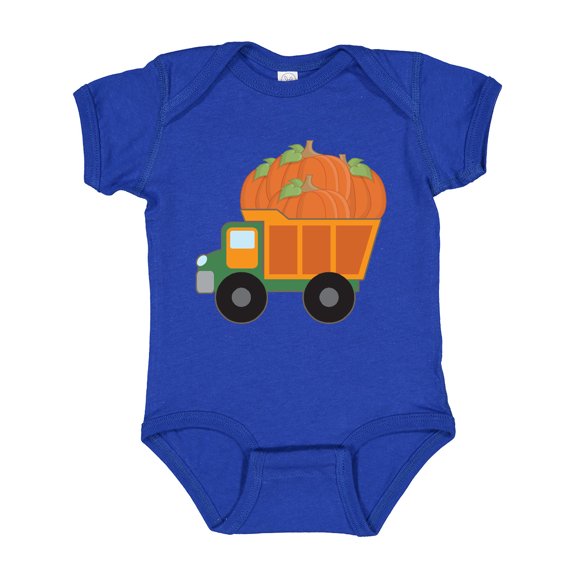 Inktastic Pumpkin Truck Thanksgiving Halloween Boys or Girls Baby Bodysuit